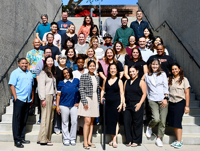 Large group of counselors