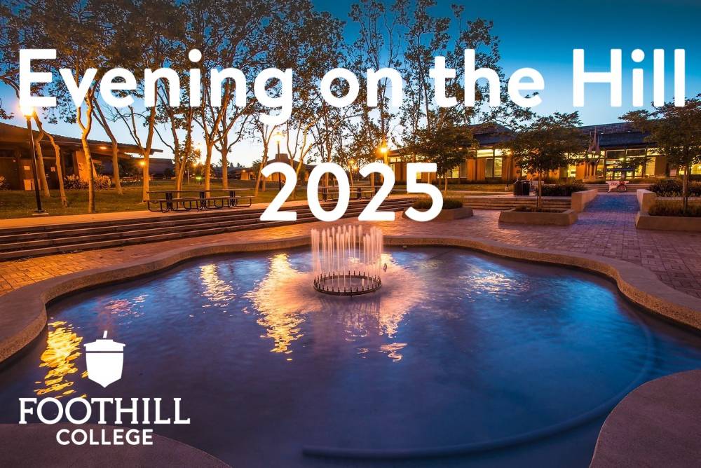 Foothill College at night