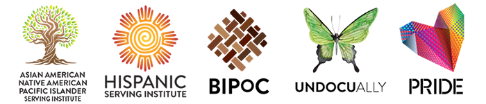 five icons for student serving centers