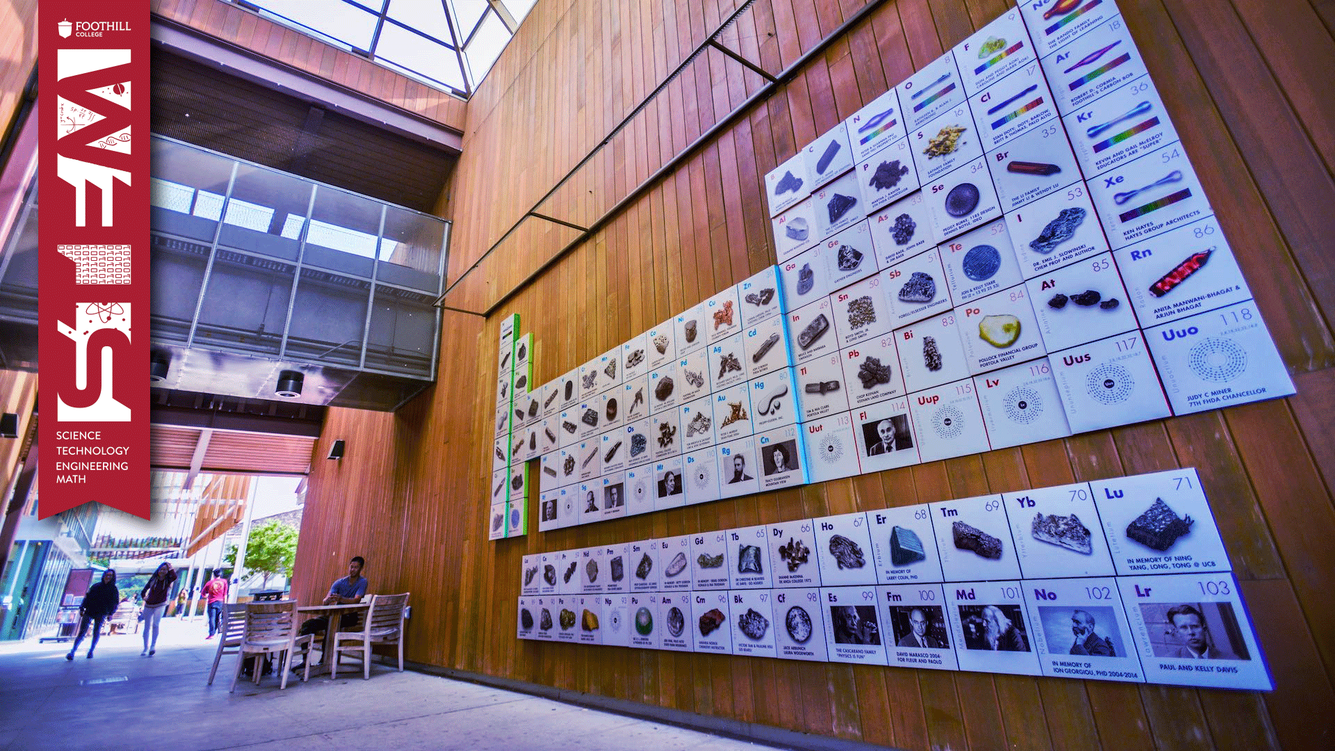 STEM Periodic Table on Campus