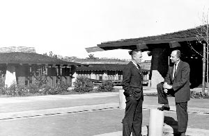 Dr. Flint and founding Board President, Dr. Robert C. Smithwick Dr. Flint and Dr. Sithwick