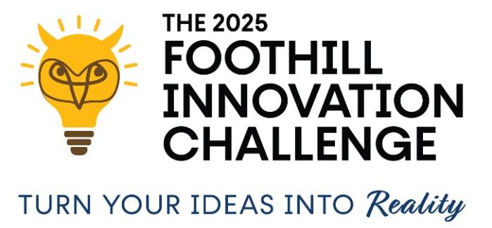 Foothill Innovation Challenge 2025 with owl and lightbulb