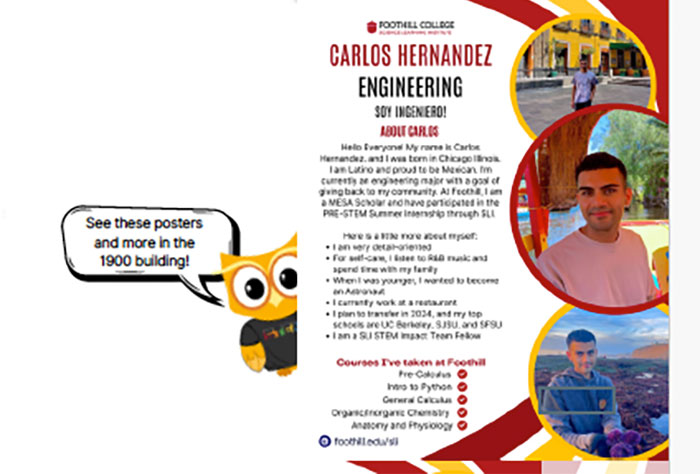  Poster with Carlos Hernandez Engineering Story